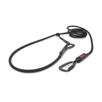 EASYLONG Hundeleine TWIST - M - 2m - schwarz